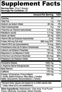 RISE Pre-Workout Powder (Fruit Punch)