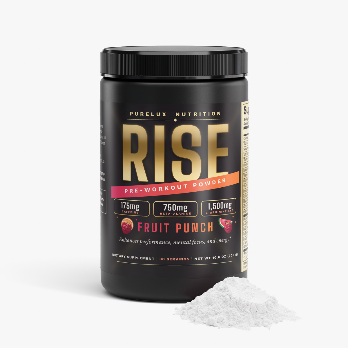 RISE Pre-Workout Powder (Fruit Punch)